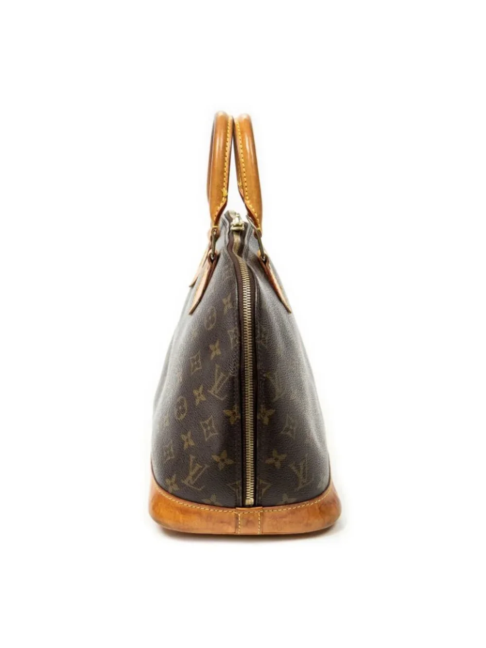 Louis Vuitton Alma Brown Monogram Canvas Handbag